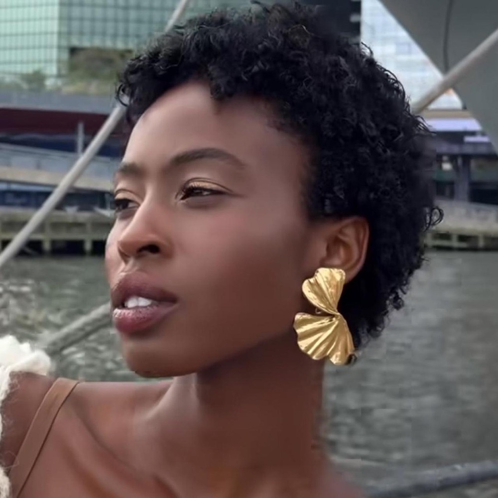 Zara gold earrings